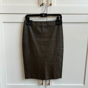 Theory Leather Skirt